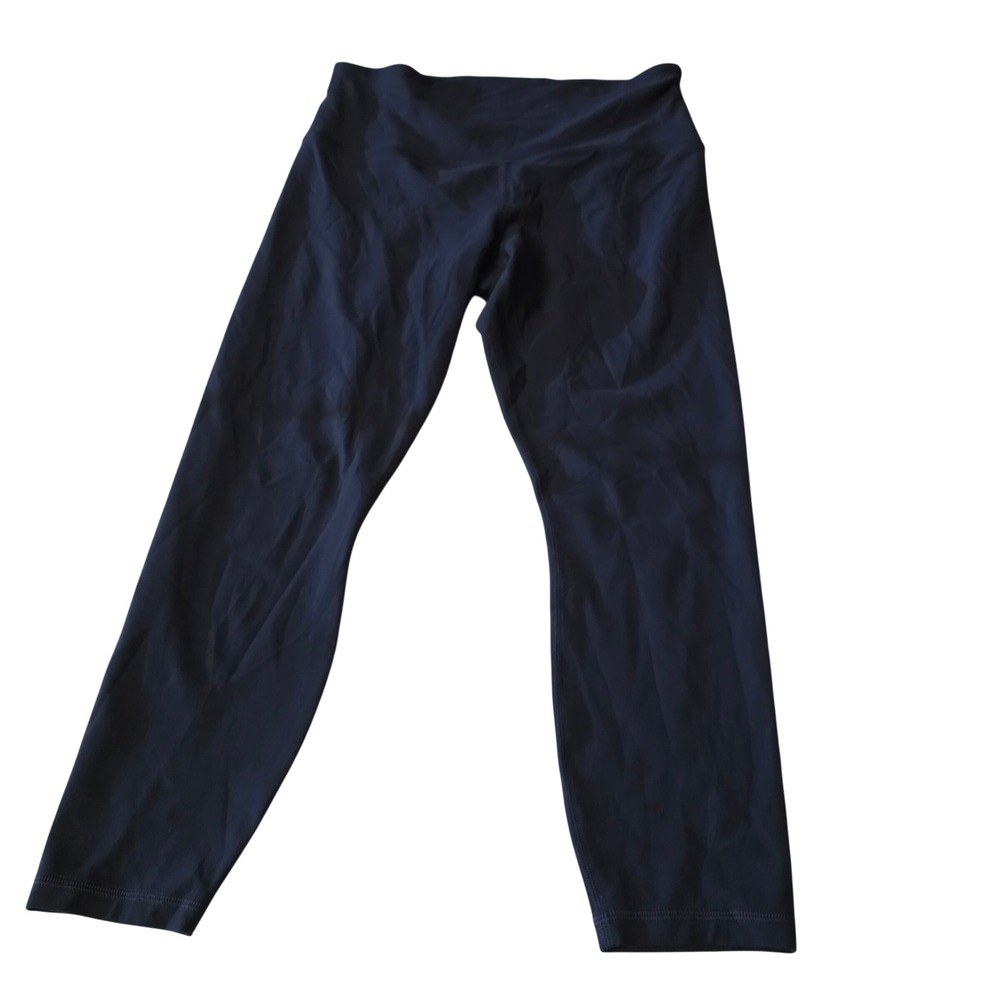 Athleta Ultra High Rise Elation 7/8 Tight Leggings Navy Blue Yoga Pants Medium